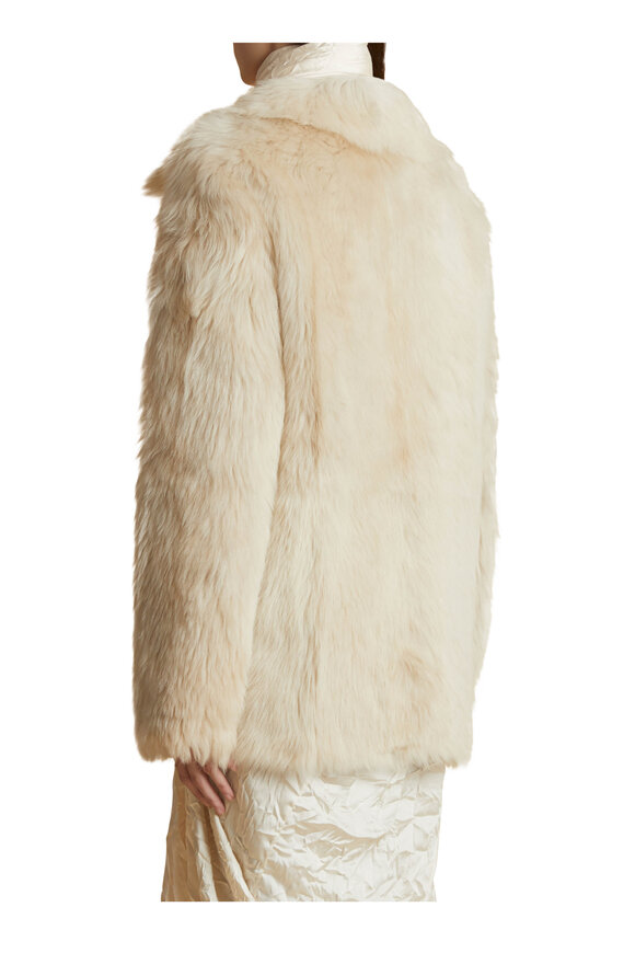 Khaite - Iana Cream Toscana Shearling Jacket