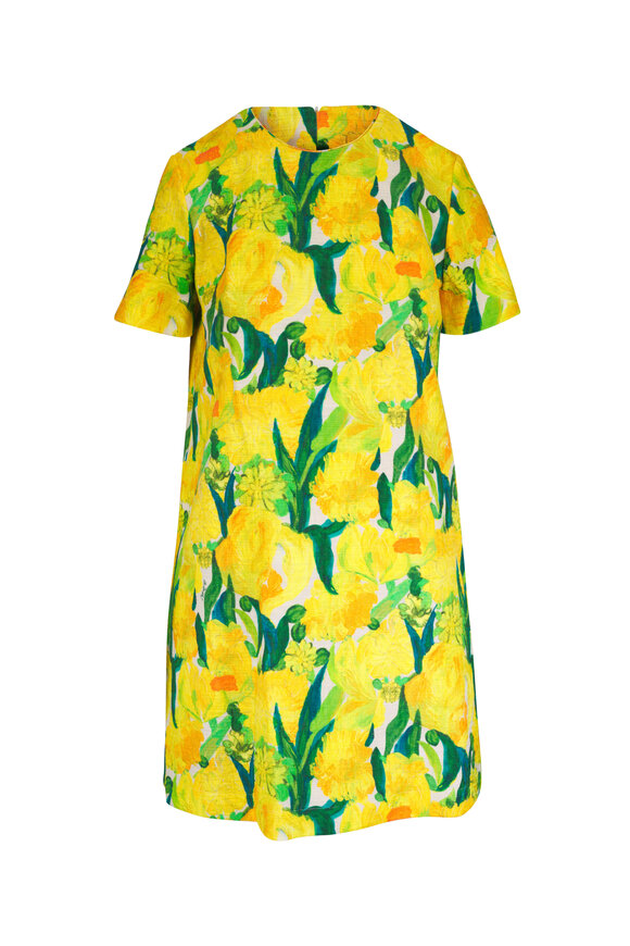 La DoubleJ Rustic Cotton Zesty Mini Swing Dress