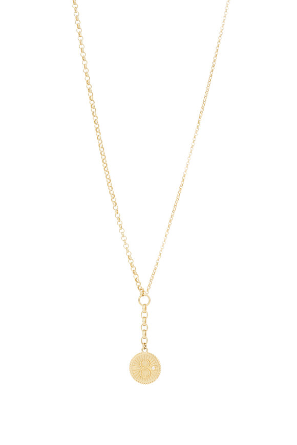 Foundrae Karma Medium Mixed Belcher Chain Necklace - view 1