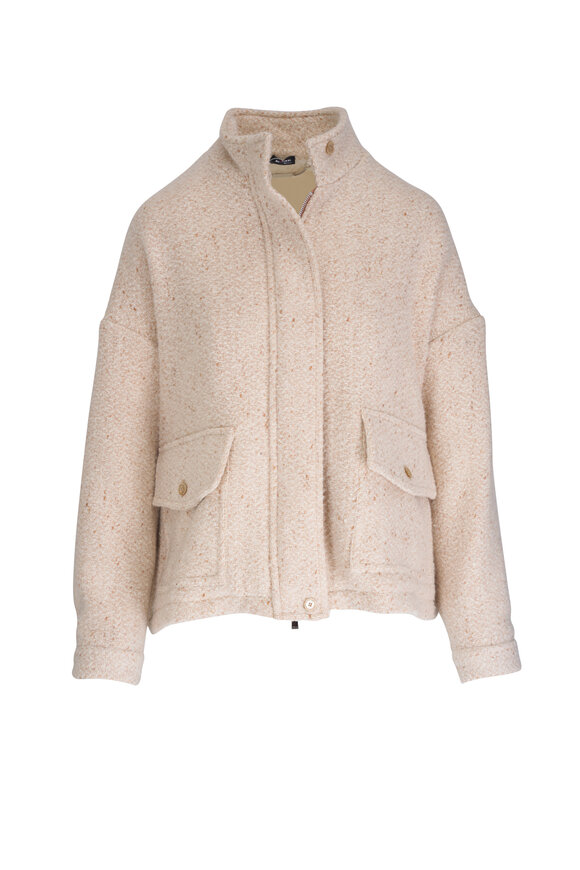 Kiton - Beige Wool, Cashmere & Silk Jacket 