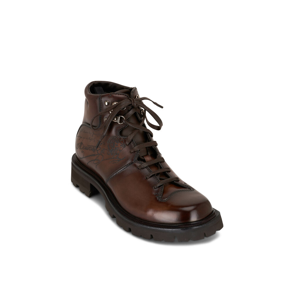 Berluti - Brunico Marrone Intenso Brown Leather Boot