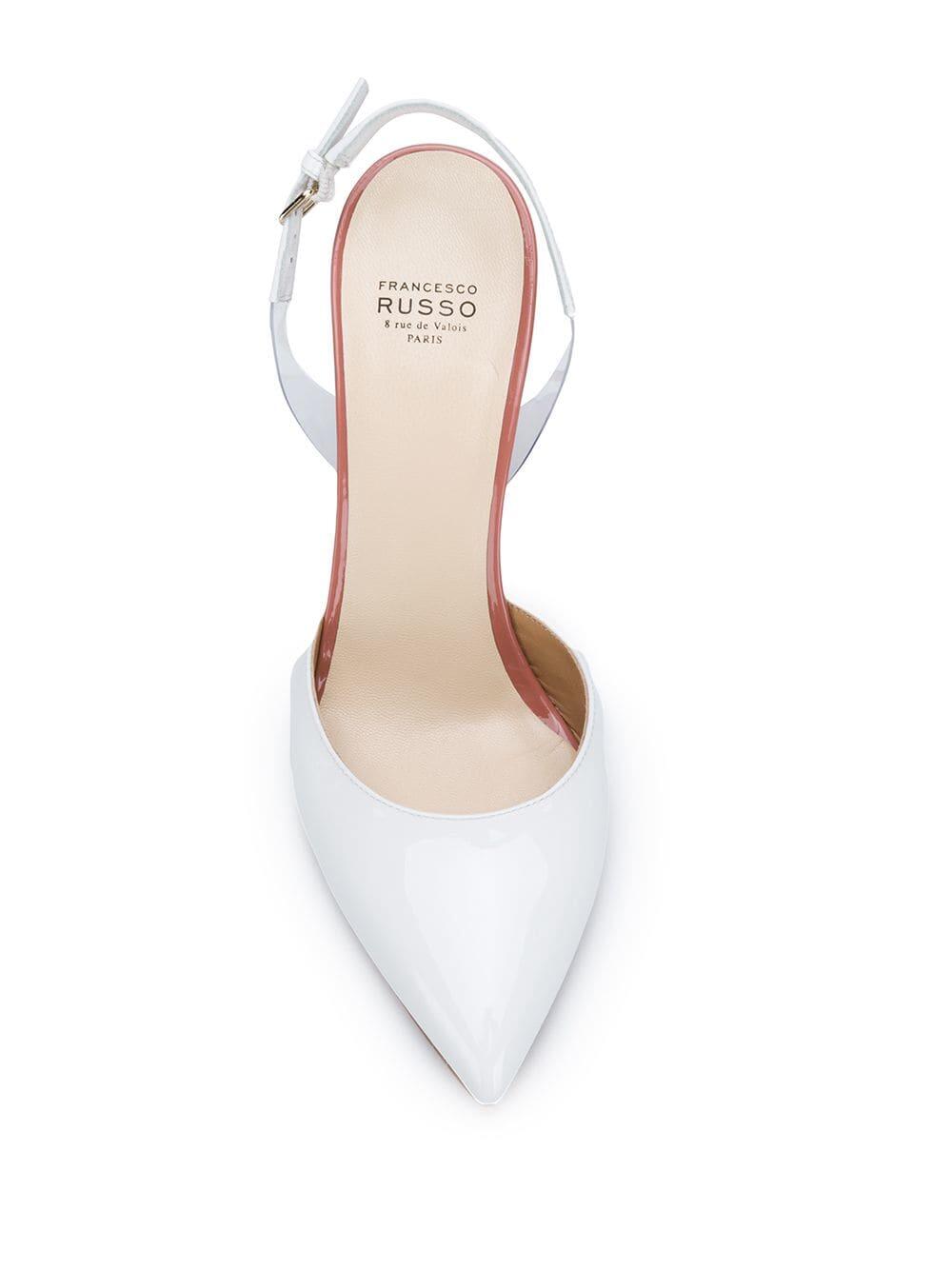 サンダル・ミュール FRANCESCO RUSSO Women Sandals R1S949 51633 302 TAN WHITE Francesco Russo end collections | Carla Saint-Barth