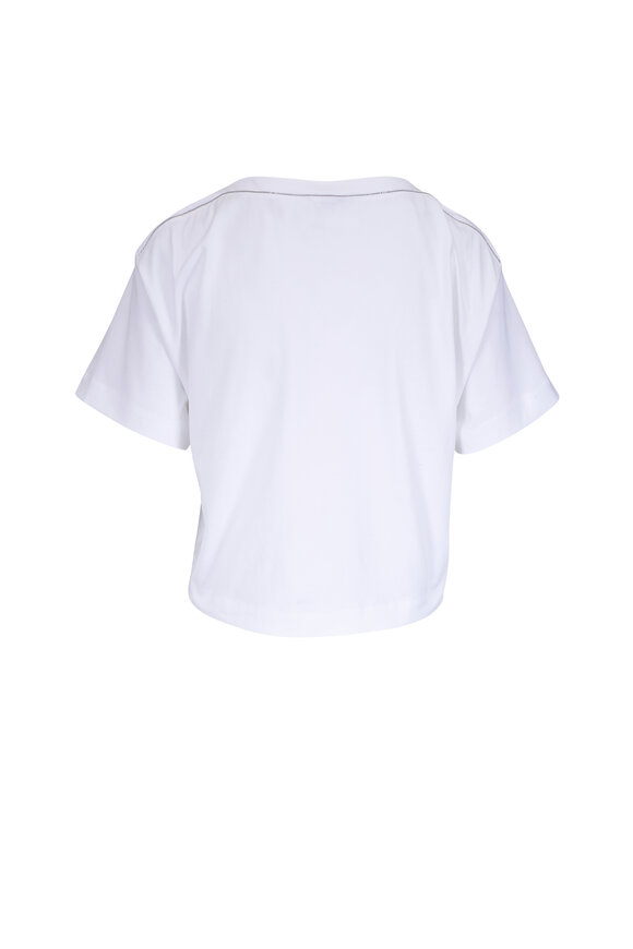 Brunello Cucinelli - White Monili Cotton T-Shirt