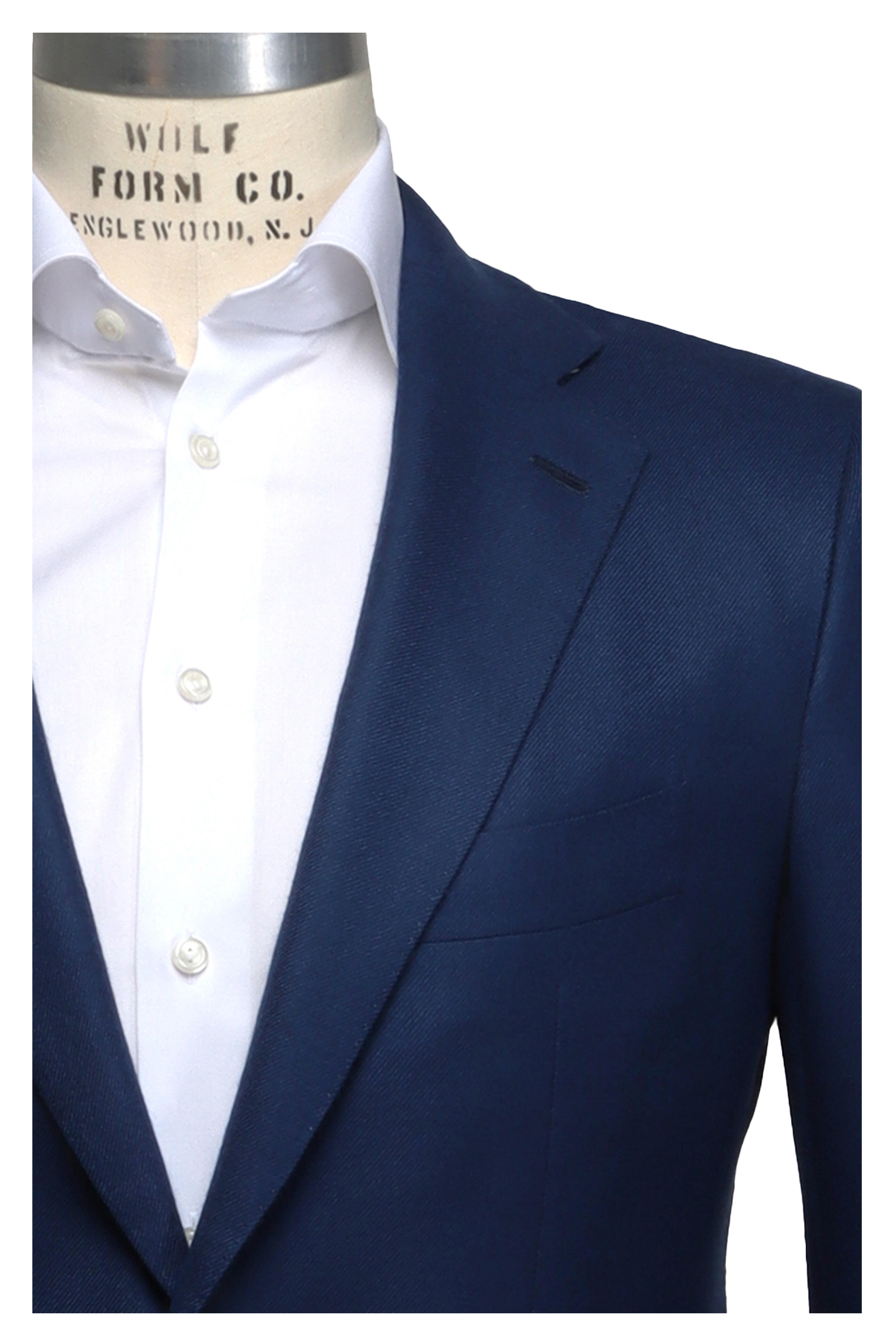 Cesare Attolini - Solid High Blue Cashmere Sportcoat
