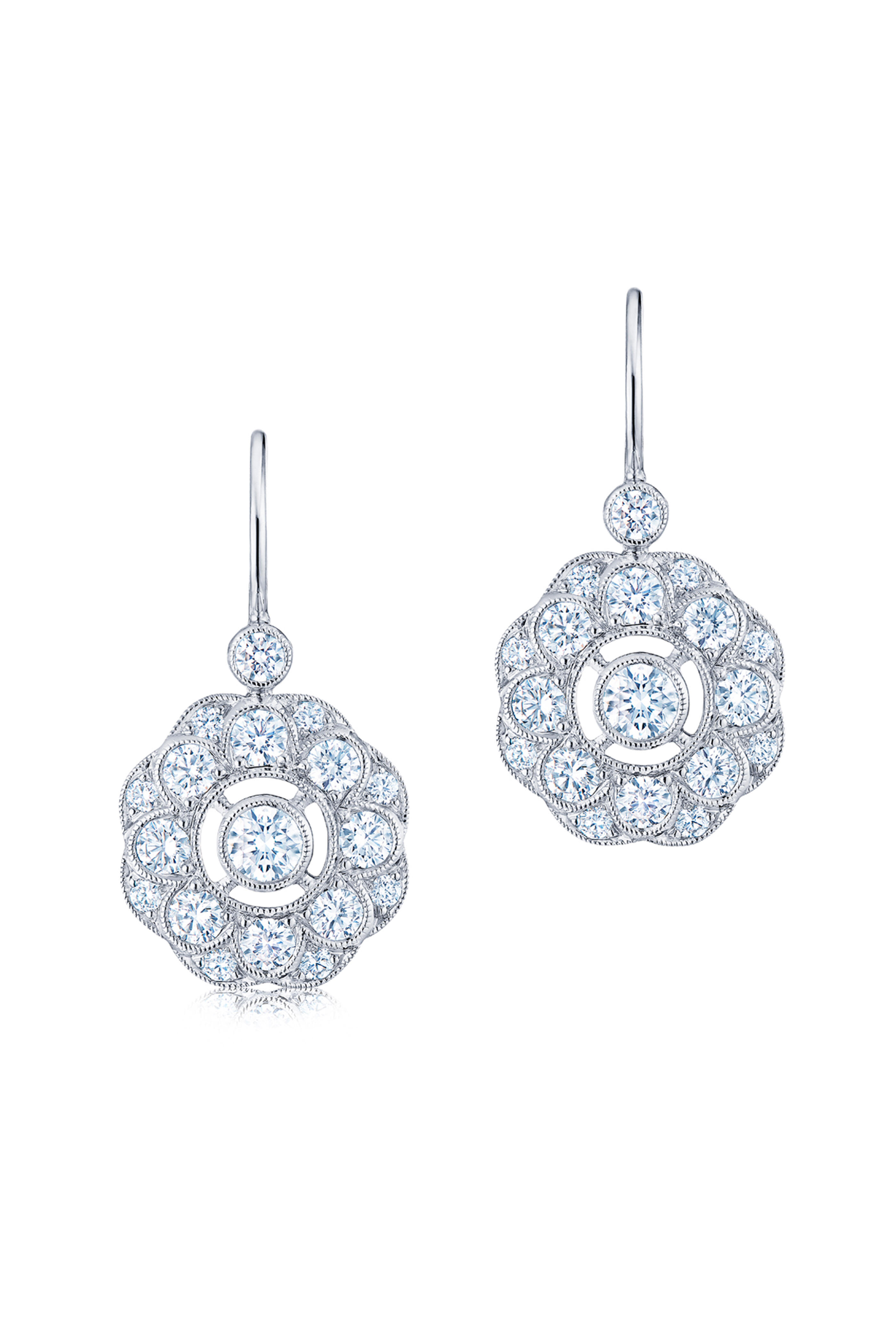 Kwiat - Splender Diamond Cluster Earrings