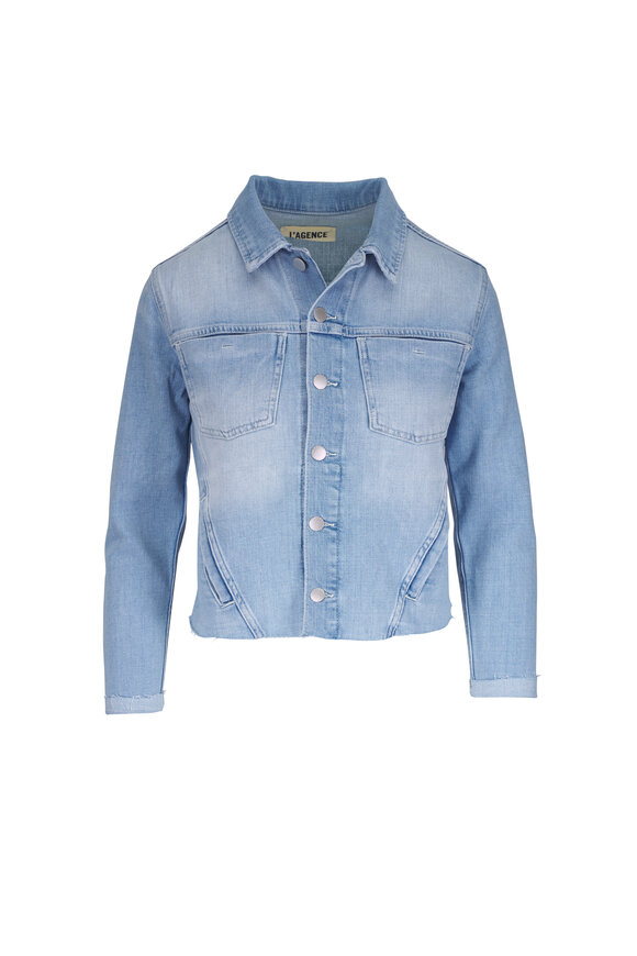L'Agence Janelle Raw Jean Jacket - view 1