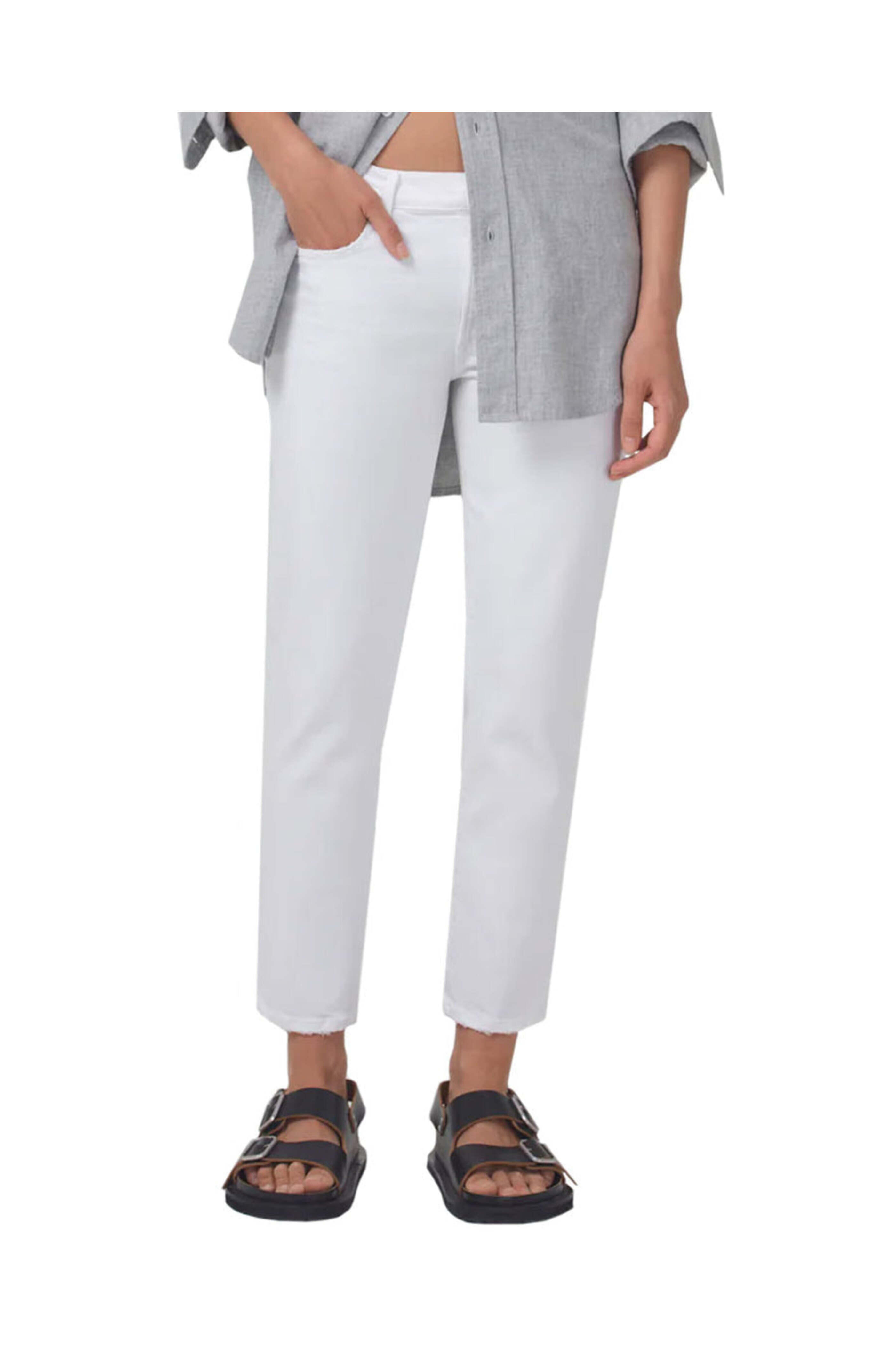 Citizens of Humanity - Mid Rise Ella Slim Crop Jean in Cloud Dust