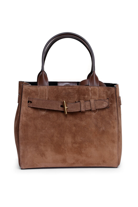 B May Bags - Sequoia Embossed Ostrich Mini Messenger