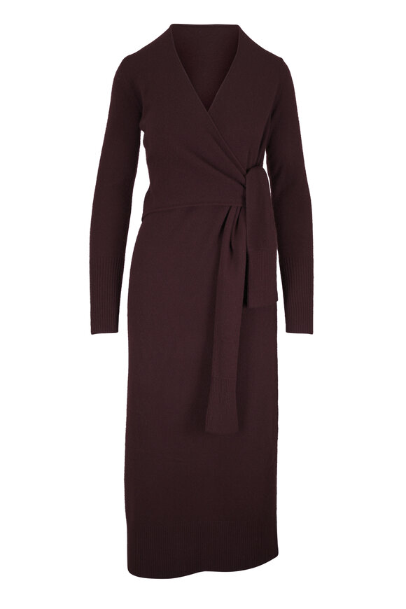 Veronica Beard Salomez Espresso Wool & Cashmere Knit Dress - view 1