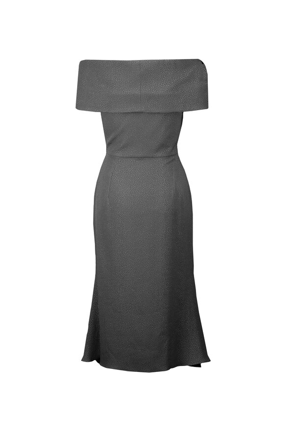 Edeline Lee Playtime Slate Gray Midi Dress - view 2