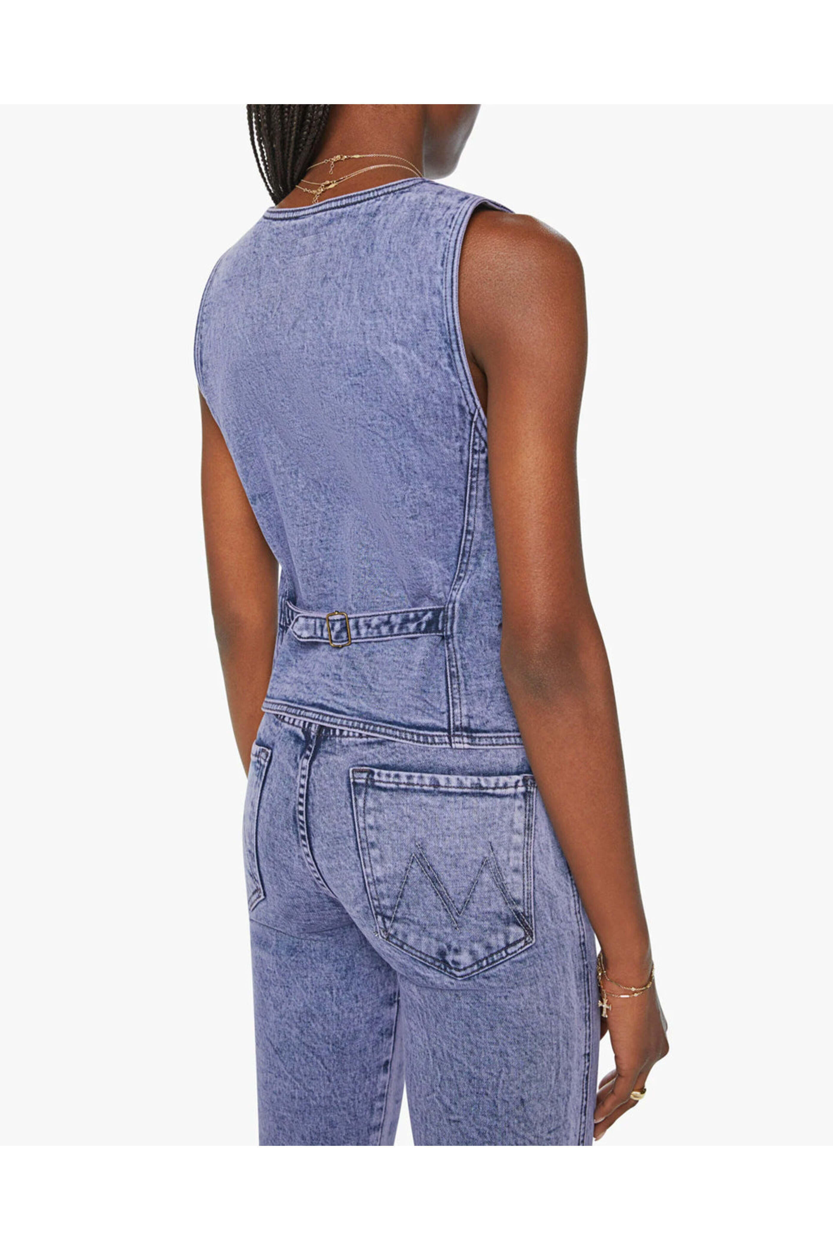 Mother - The Masked Rider Vest in Paisley Purple