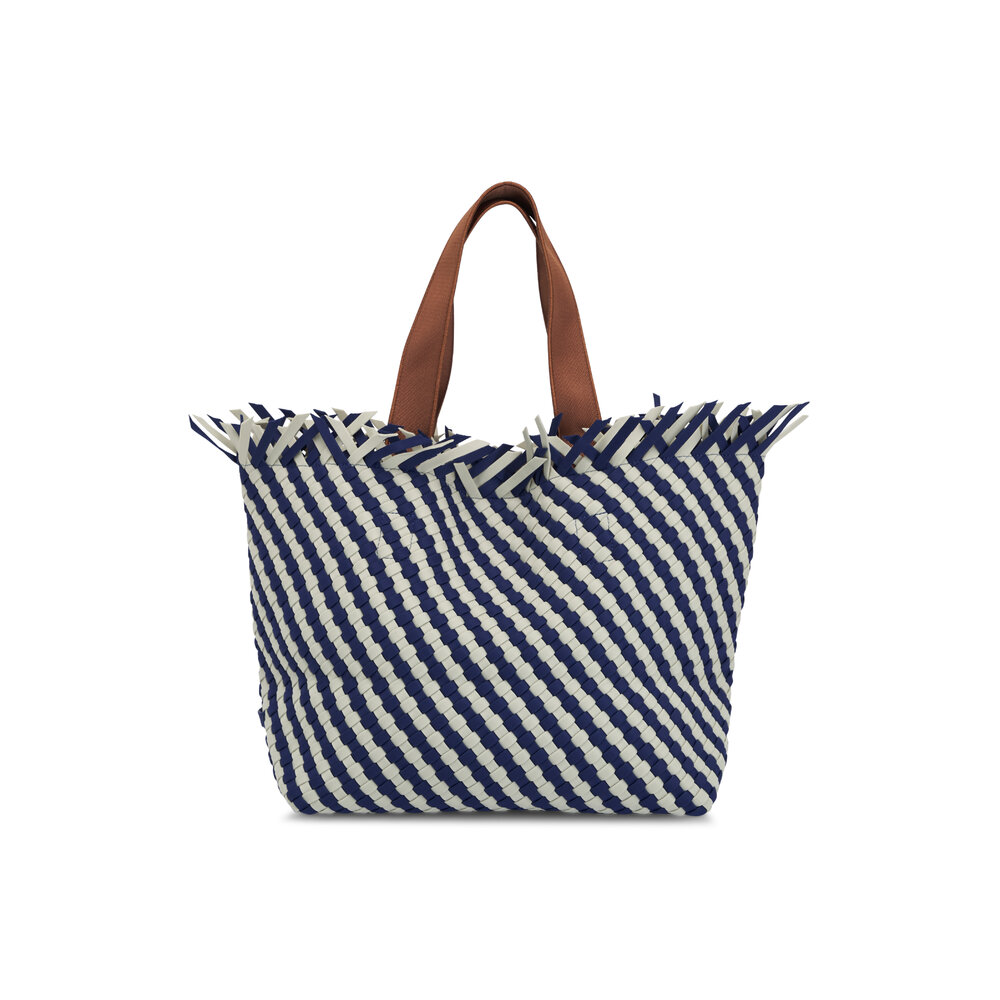 環境に配慮した★NAGHEDI★Havana Medium Tote Striped Havana Medium Tote Striped | Algarve