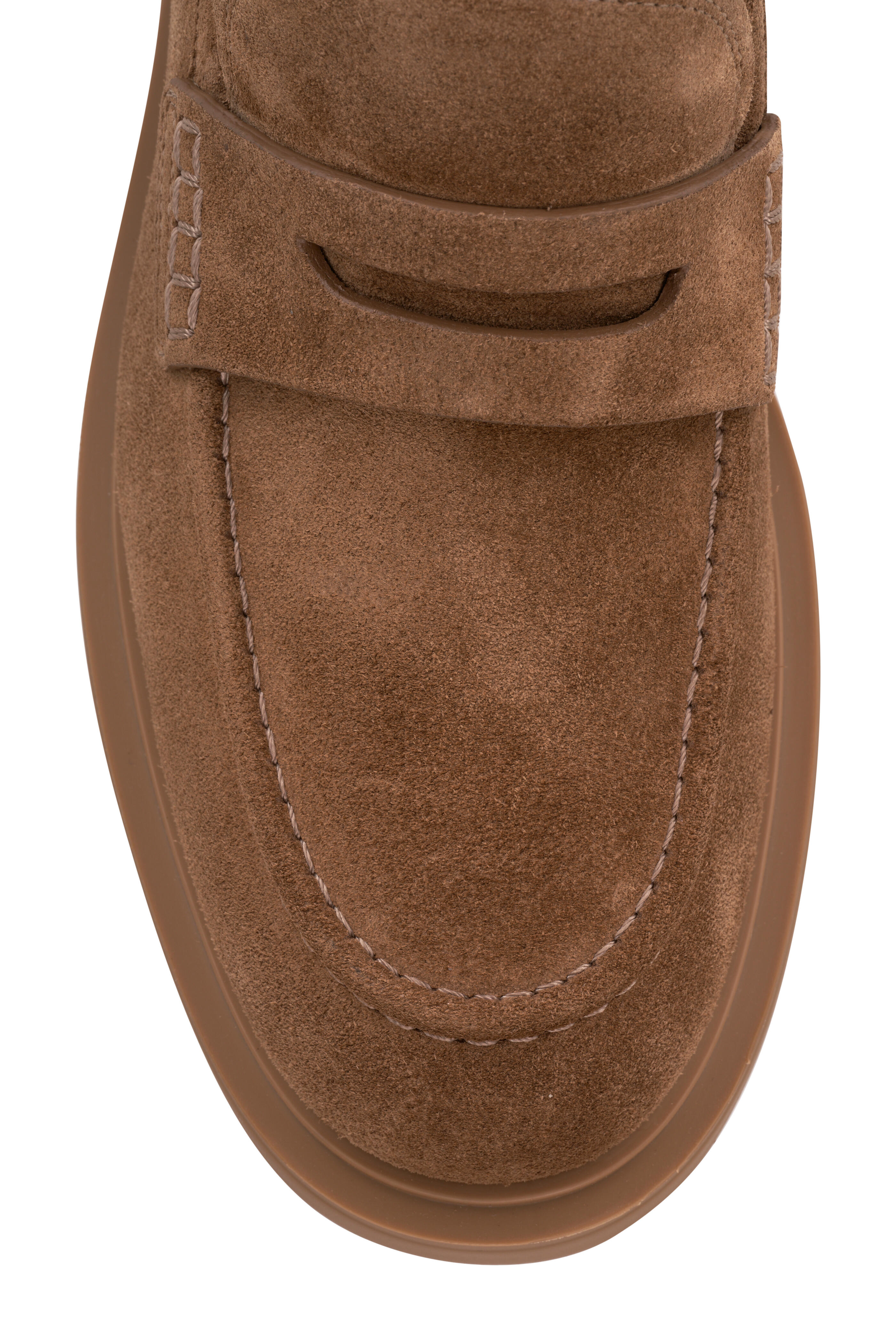 ローファー・オックスフォード Gianvito Rossi Loafers & Slippers (G25358 20GOMCAMEL CAMEL) Gianvito Rossi - Harris Camel Suede Loafer, 20mm