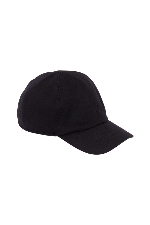 Wigens - Navy Blue Cashmere Cap