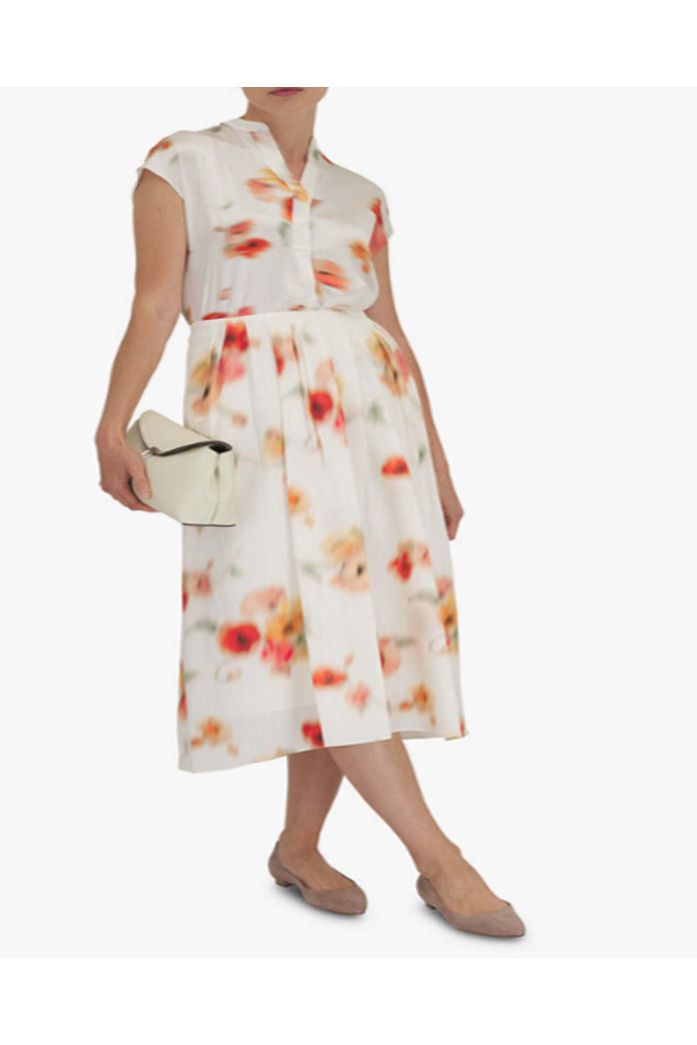 Vince - Cream Dust Blur Band Collar Popover