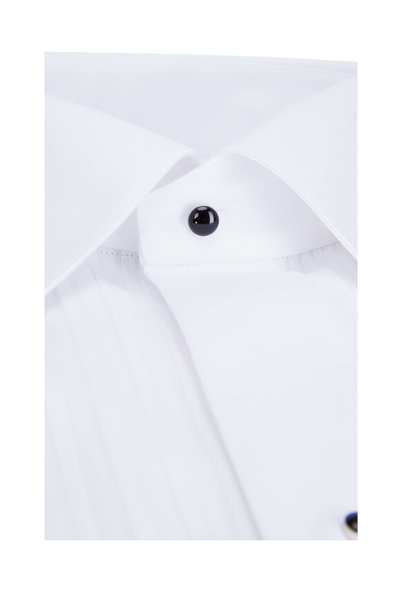 Eton White Plissé Tuxedo Shirt - view 2
