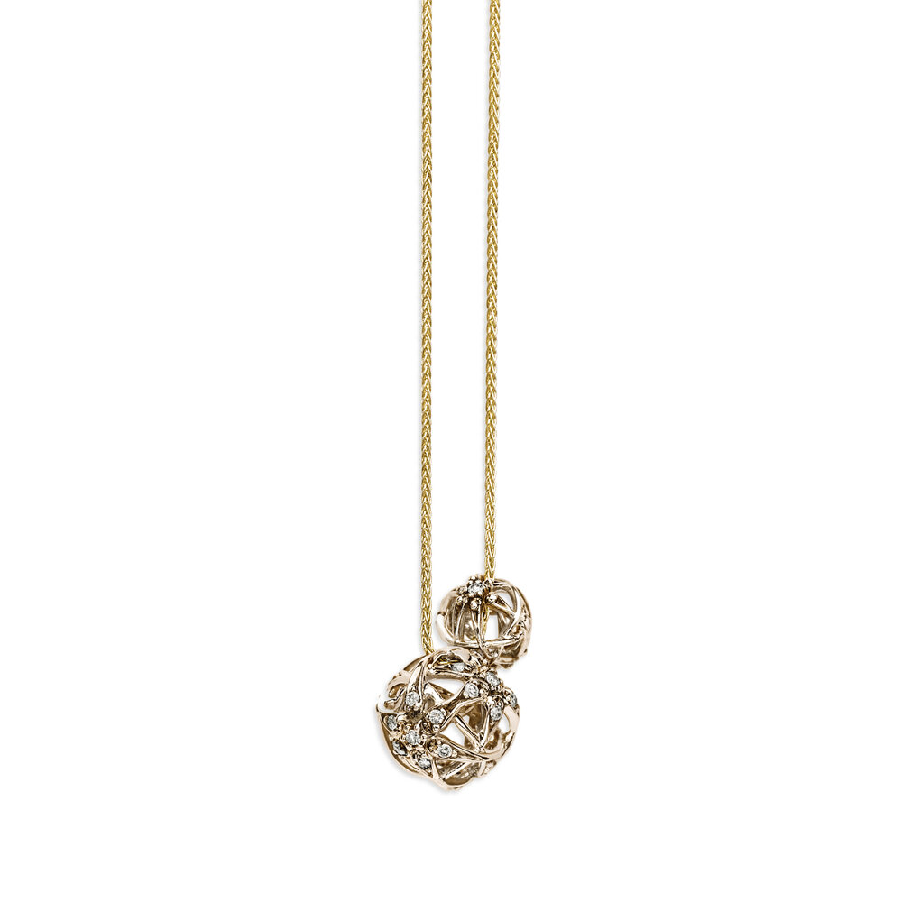 Stern Copernicus Noble Gold Diamond Necklace