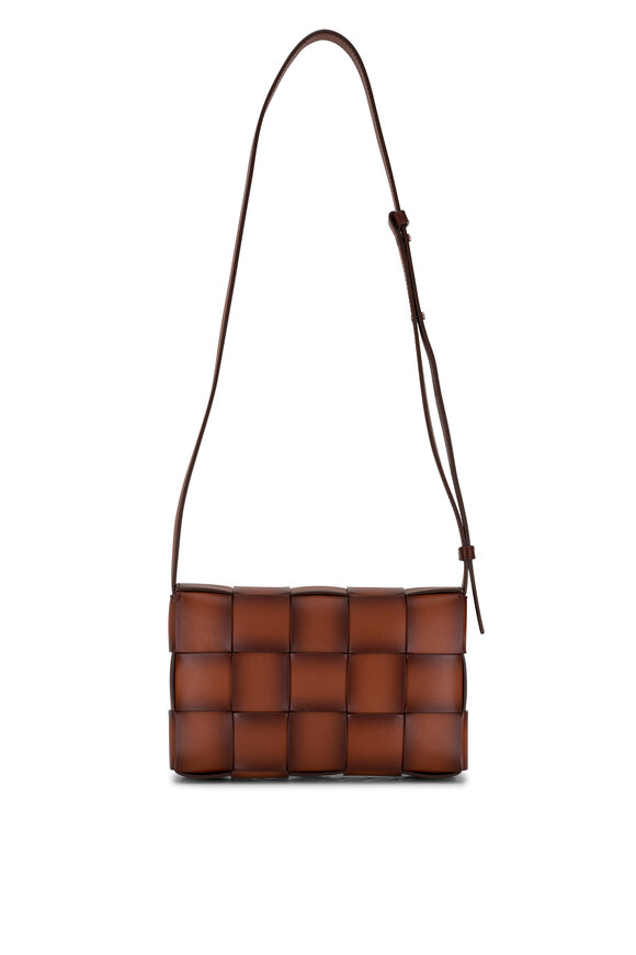 Bottega Veneta - Medium Dark Wood Cassette Shoulder Bag 