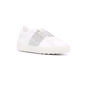 【VALENTINO GARAVANI】Bay by Bay グリッター スニーカー VALENTINO GARAVANI Bay by Bay rubber-trimmed metallic