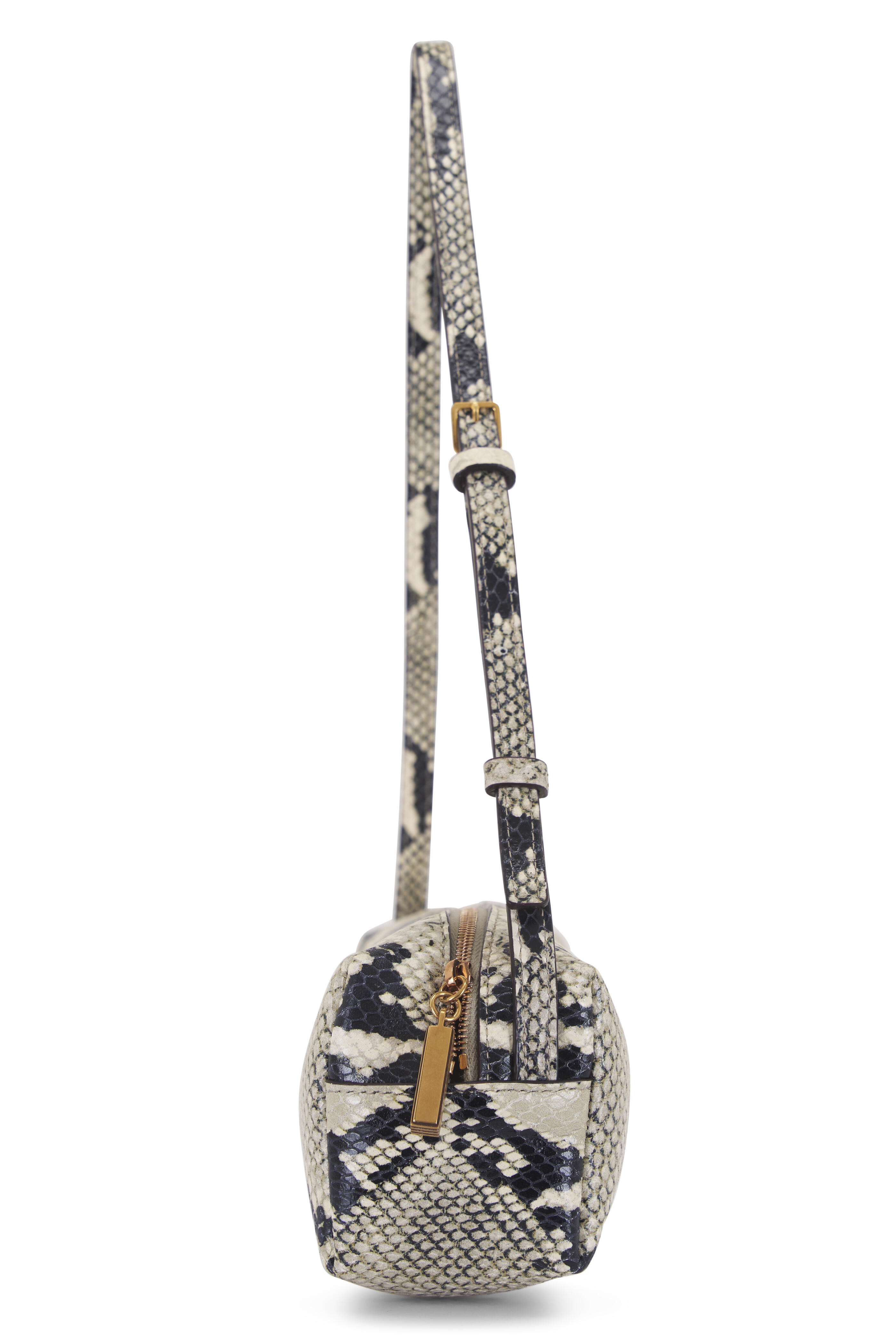 Khaite - Kye Embossed Leather Shoulder Bag | Mitchell Stores Khaite - Kye Embossed Leather Shoulder Bag | Mitchell Stores