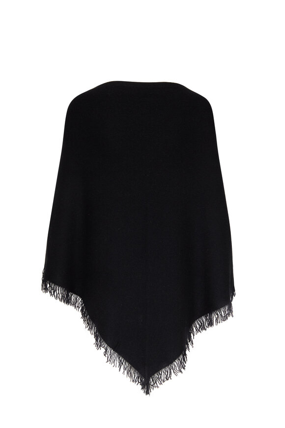 Kinross - Black Triangle Fringe Shawl