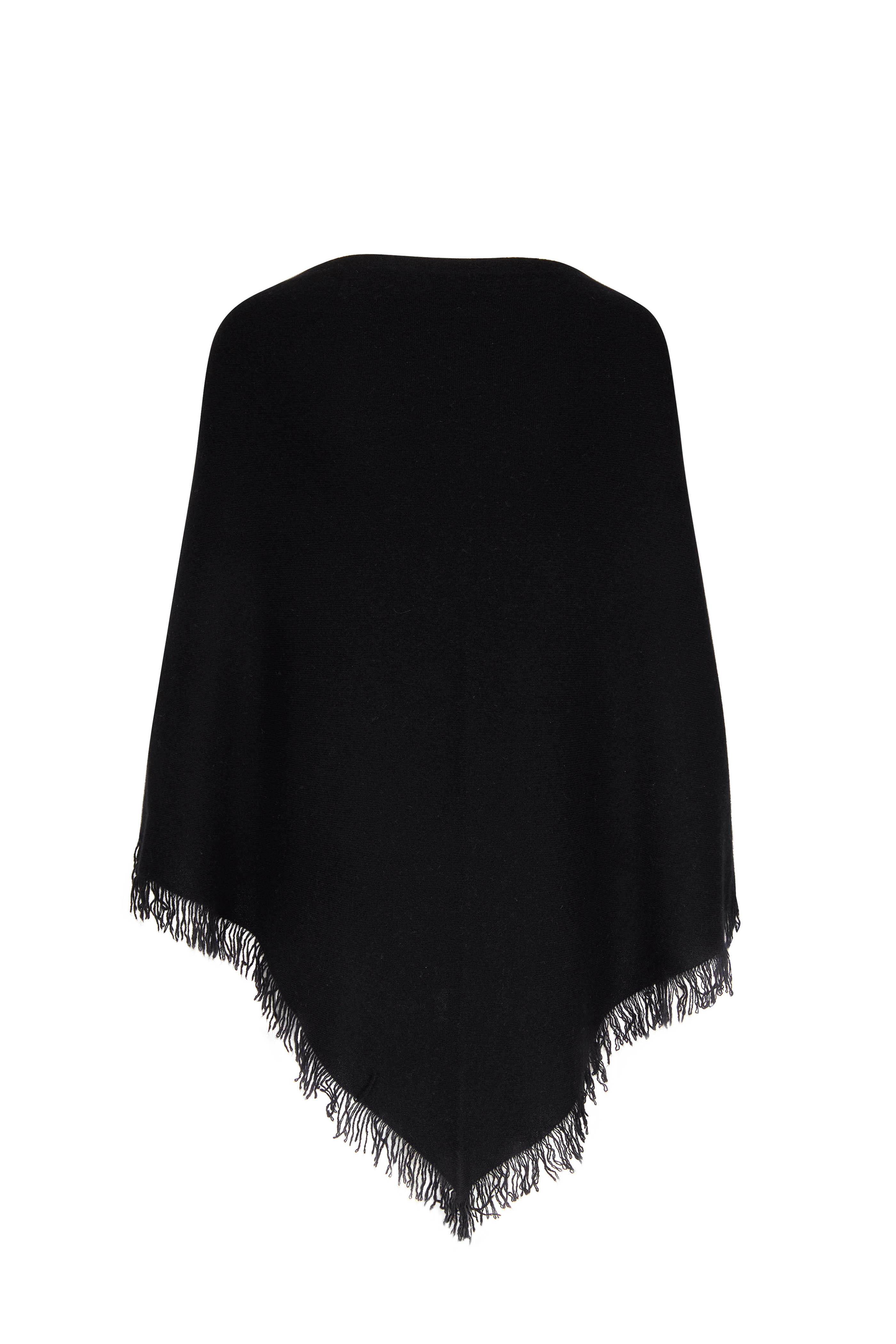 期間限定お試し価格】 RESTER fringe Black×ivory shawl マフラー