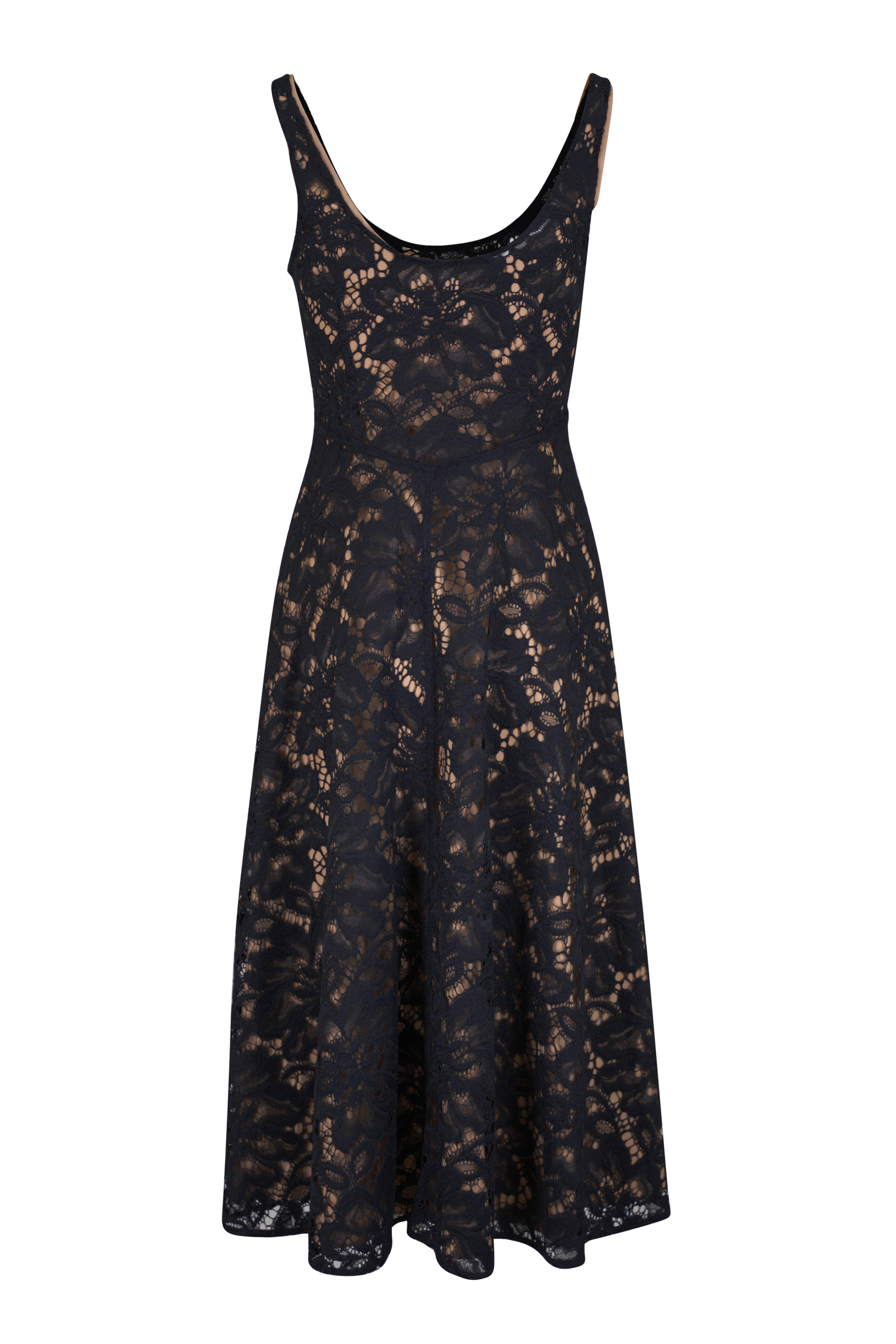 Dorothee Schumacher - Lacy Dream Black Midi Dress