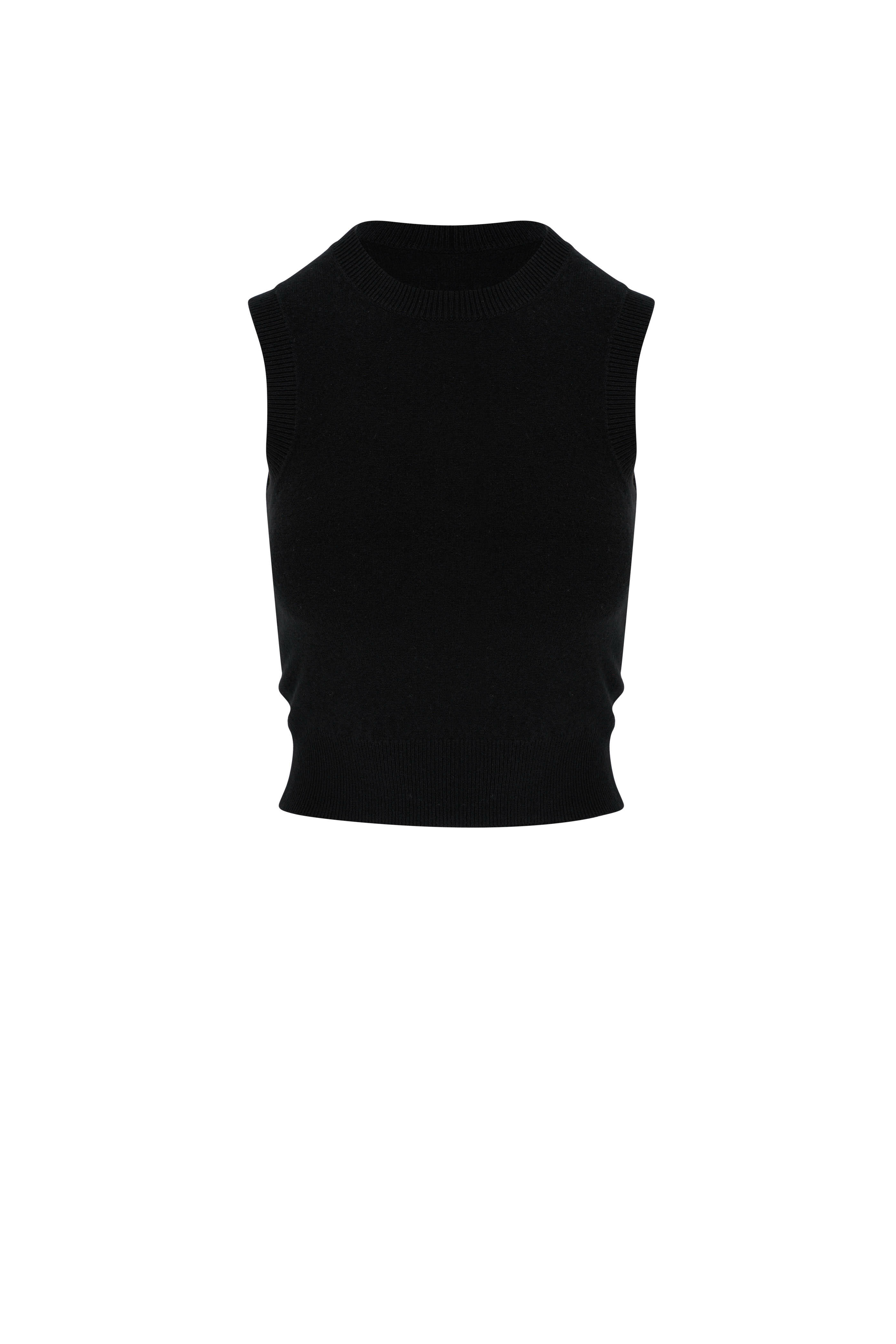 Nili Lotan - May Black Cashmere Sweater Tank | Mitchell Stores