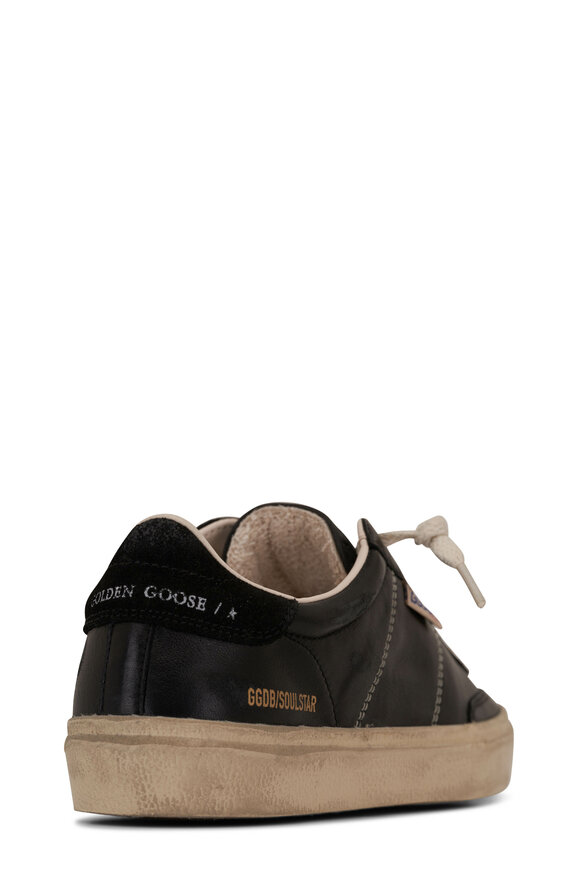 Golden Goose - Soul Star Black Leather Sneaker