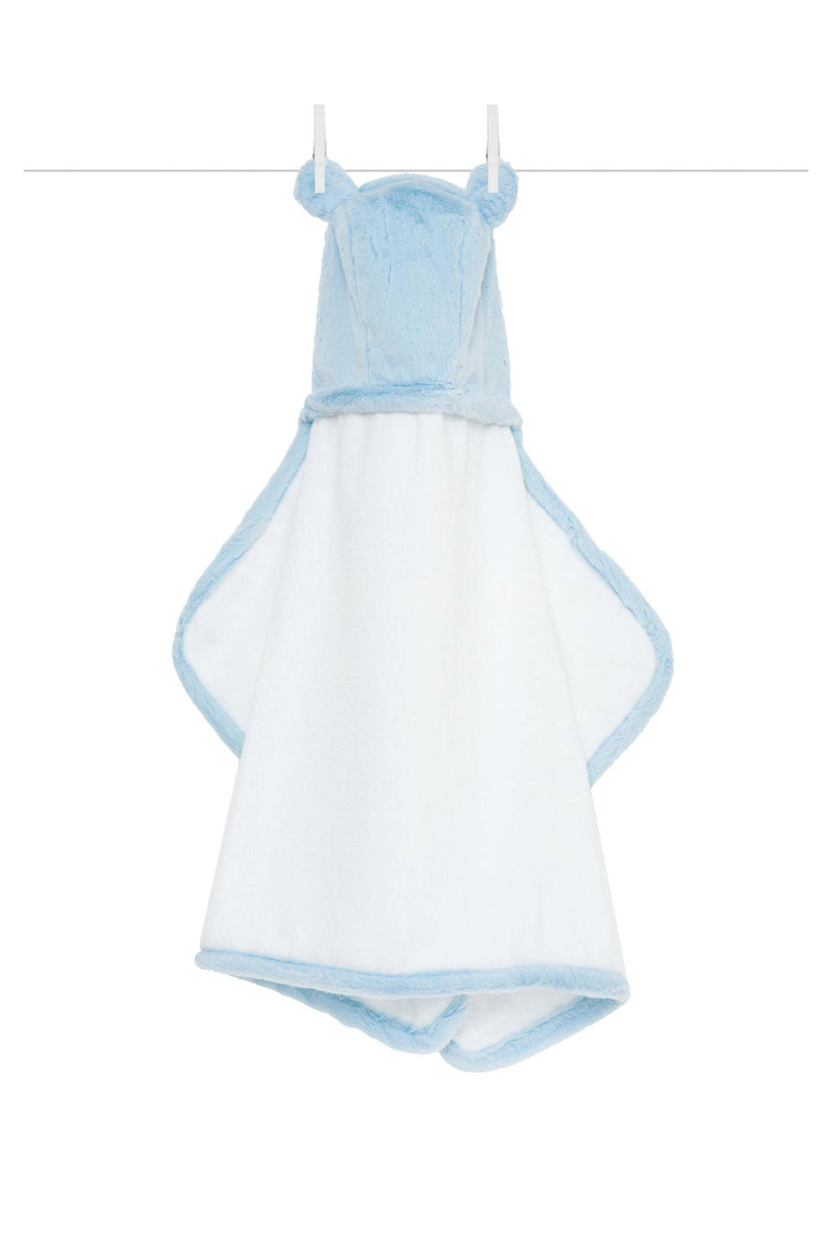 Little Giraffe - Luxe Hooded Blue Towel