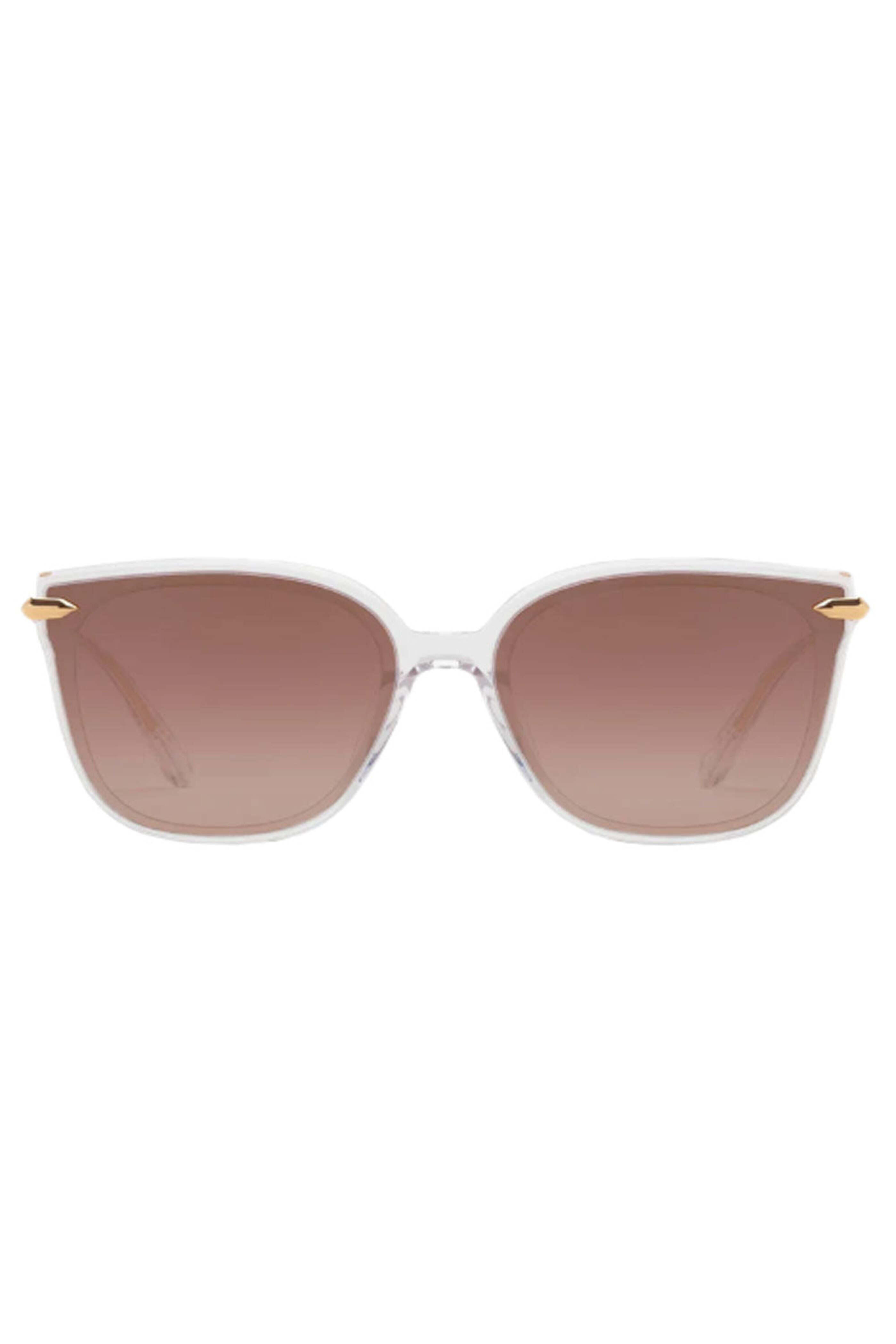 Krewe - Dede Nylon Mirrored Sunglasses in 18K Crystal display picture 3
