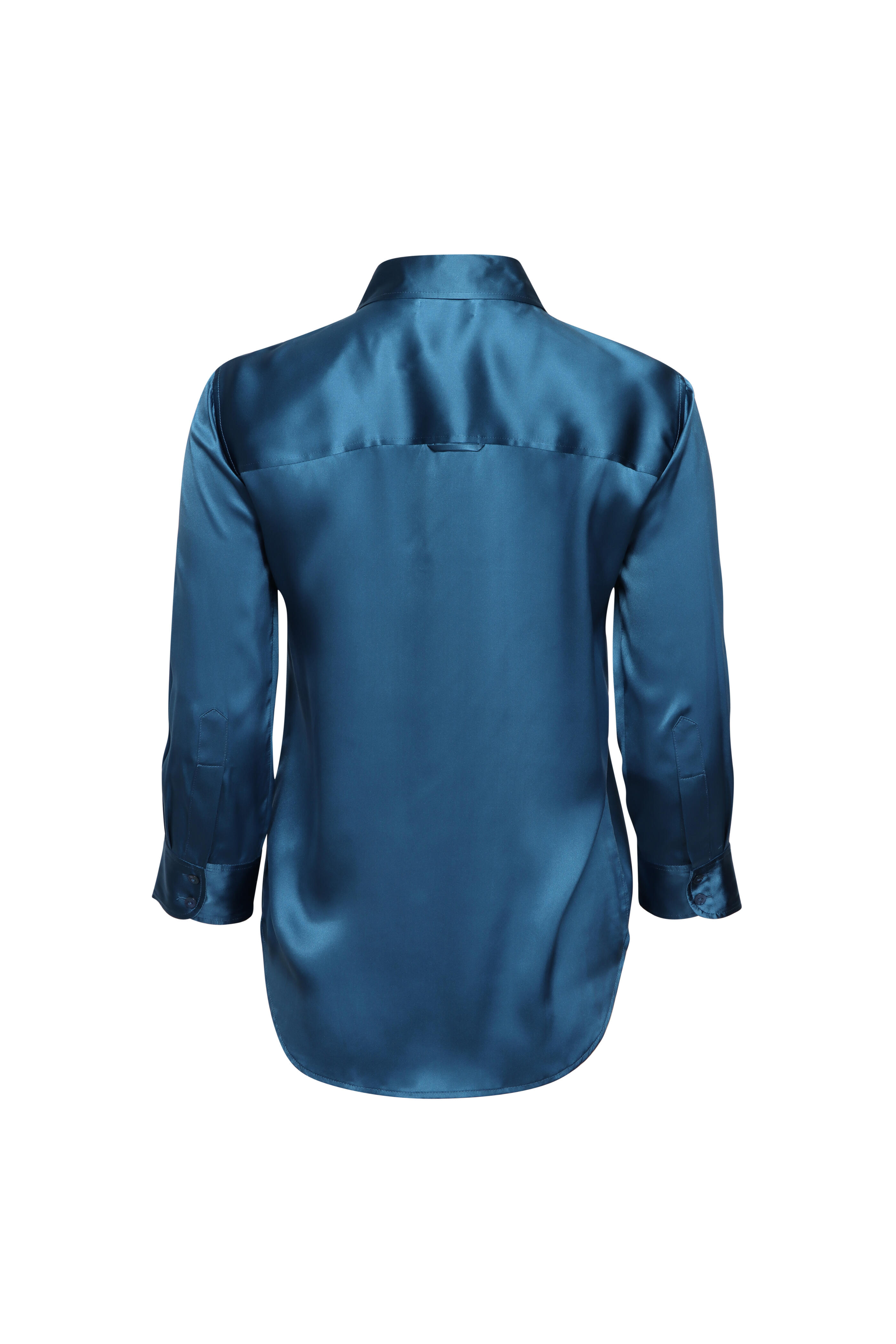 L'Agence - Dani Blue Mist Button Up Shirt