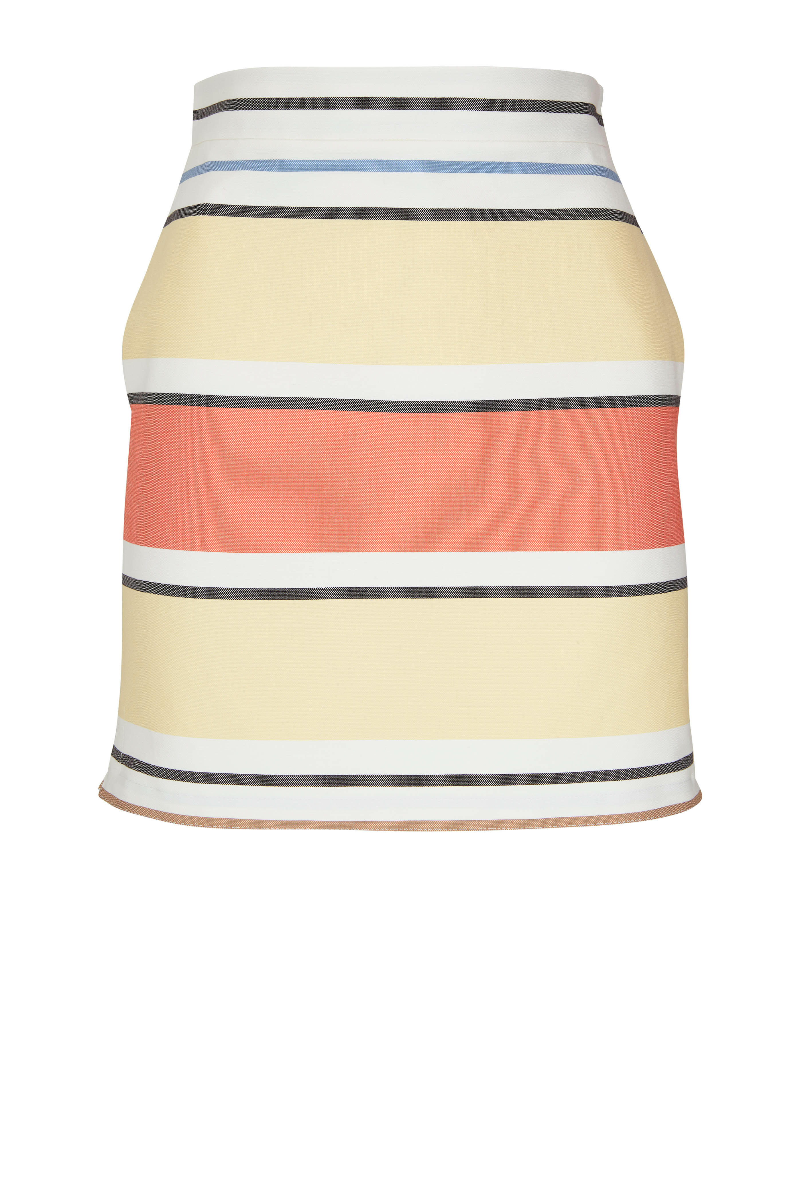 Max Mara - Sulmona Stripe Mini Skirt | Mitchell Stores