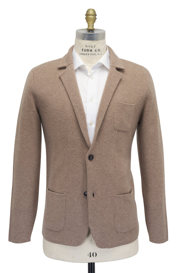 Peter Millar - Rooney Toffee Wool & Cashmere Sweater Blazer