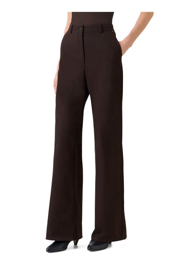 Akris Punto Celia Mocca Cotton Pant - view 4