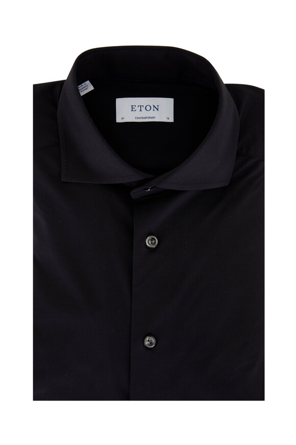 Eton - Black Contemporary Fit Dress Shirt