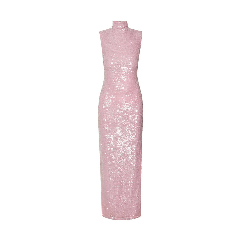 lapointe pink dress Mock Neck Long Dress w/ Tags