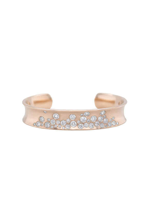 Kali Zoe 18k Yellow Gold Waterfall Diamond Cuff - view 1