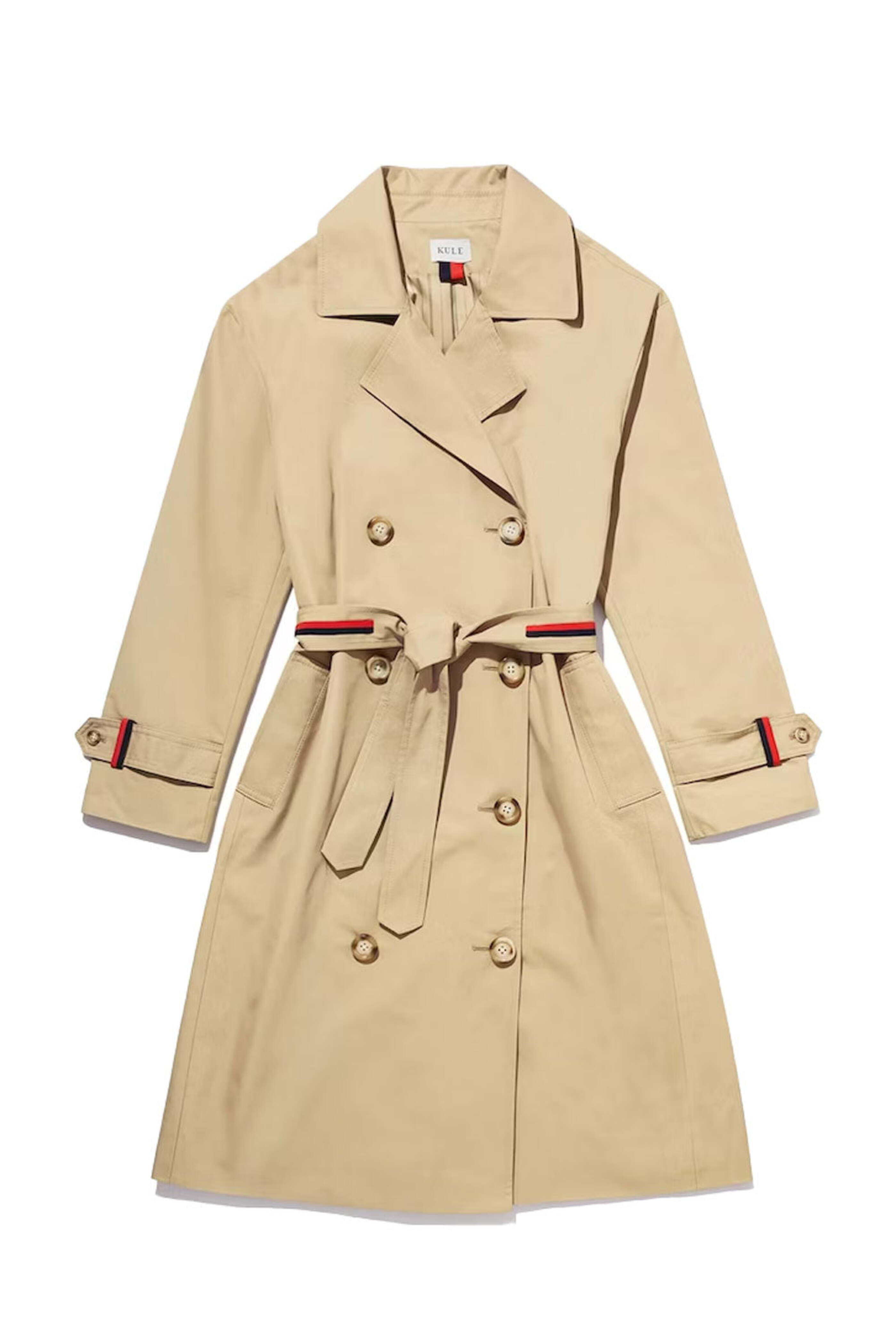 Kule - The Rox Trench Coat in Khaki