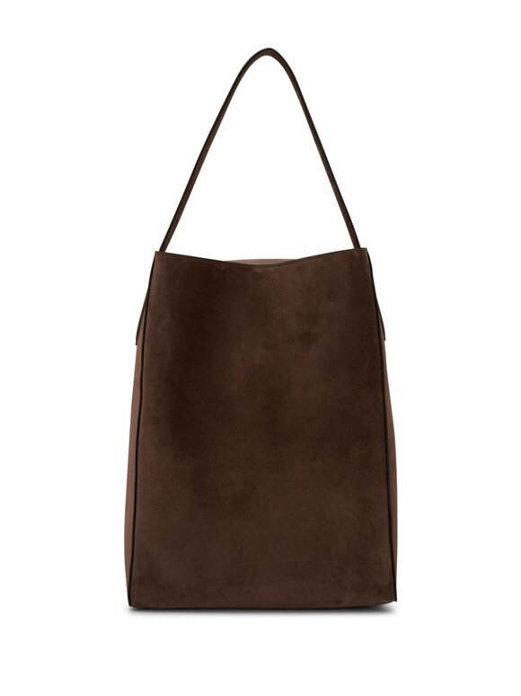 Khaite - Frida Toffee Suede Hobo Bag 