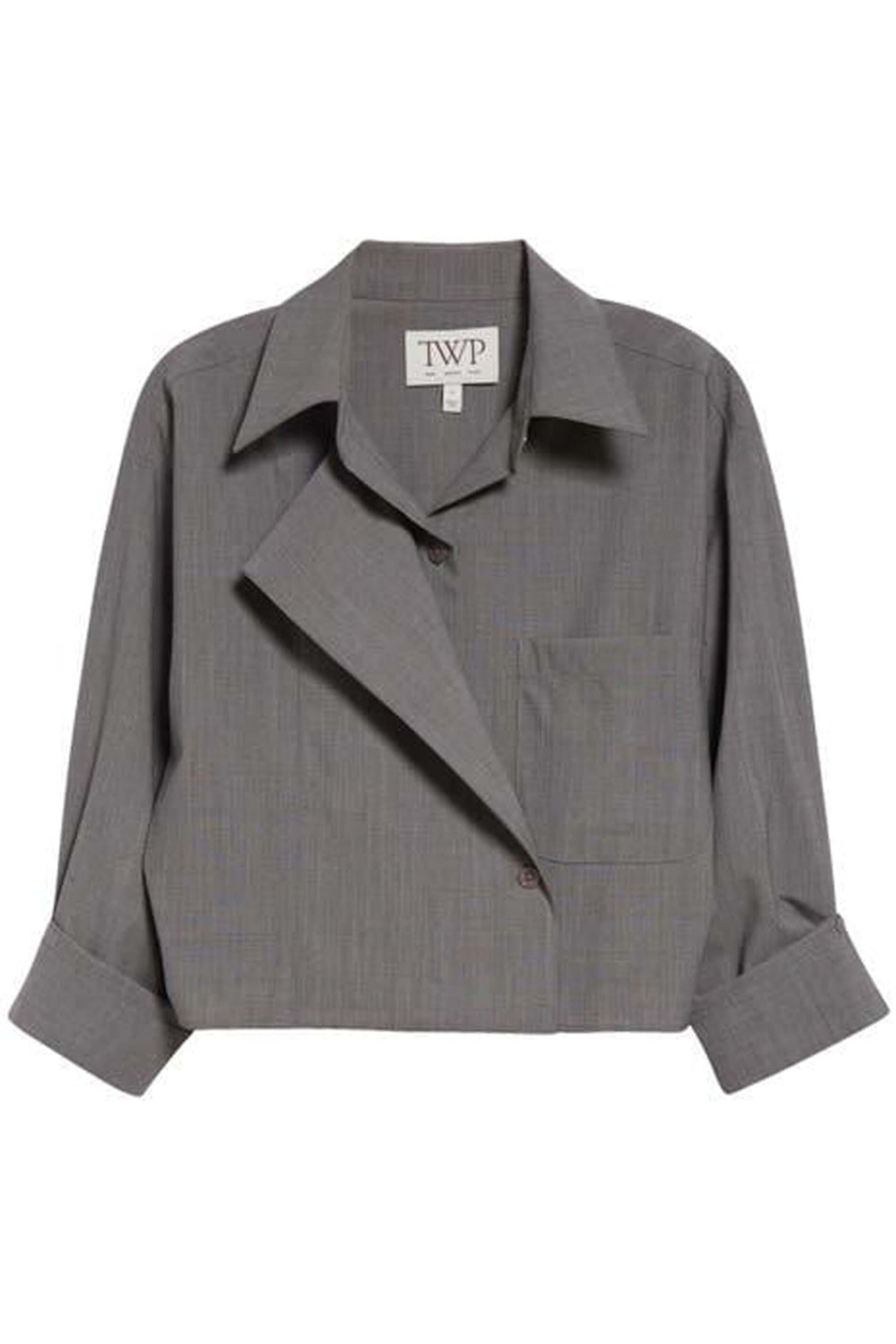 TWP - Medium Grey Next Chapter Shirt | Mitchell Stores