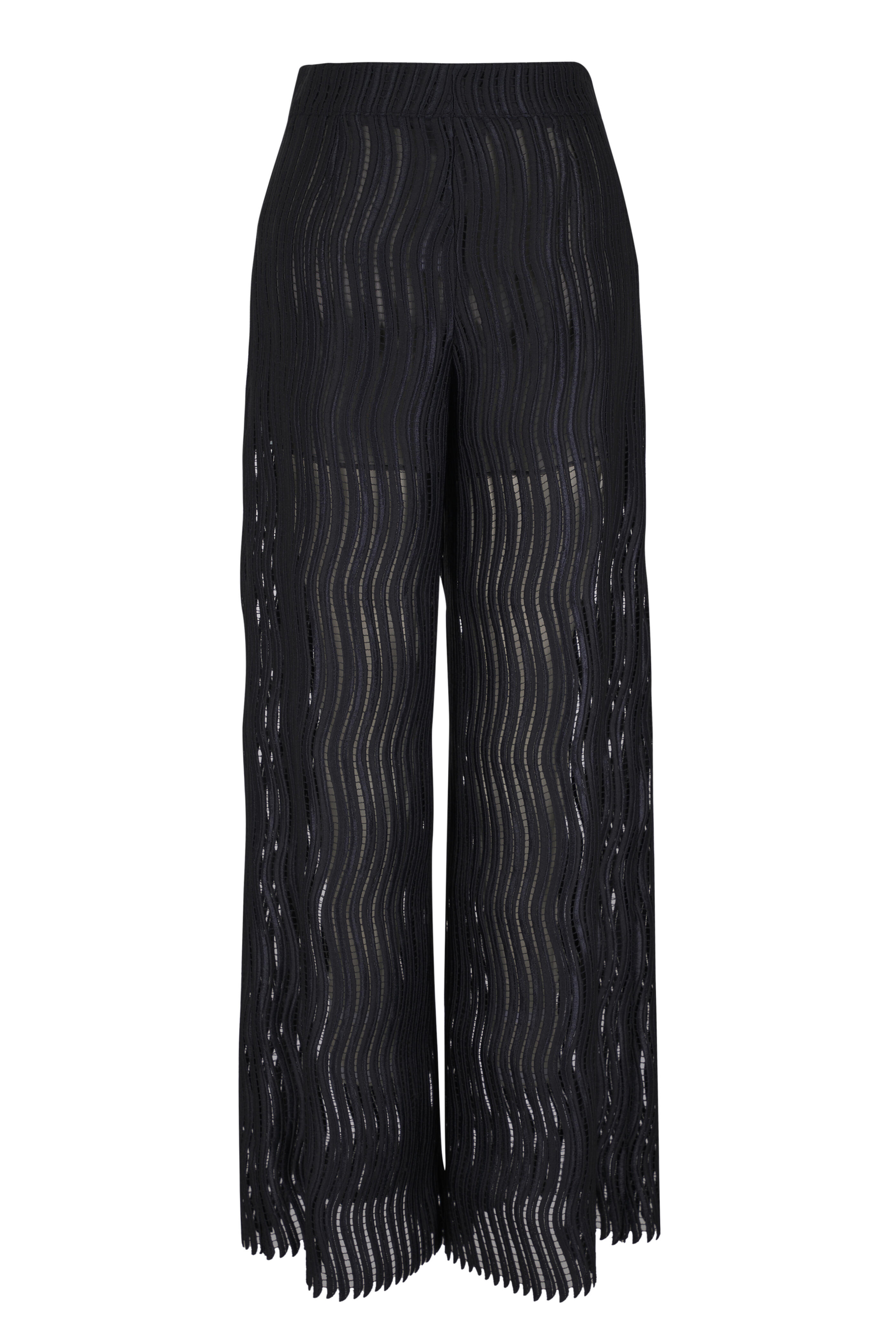 Akris - Cassie Black Tech Wave Pant