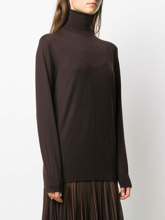 Dolce & Gabbana - Ebony Cashmere Turtleneck Sweater