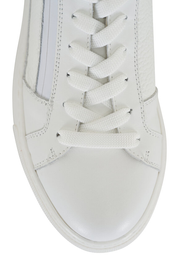 Ron White - Sabina White Side Zip Sneaker