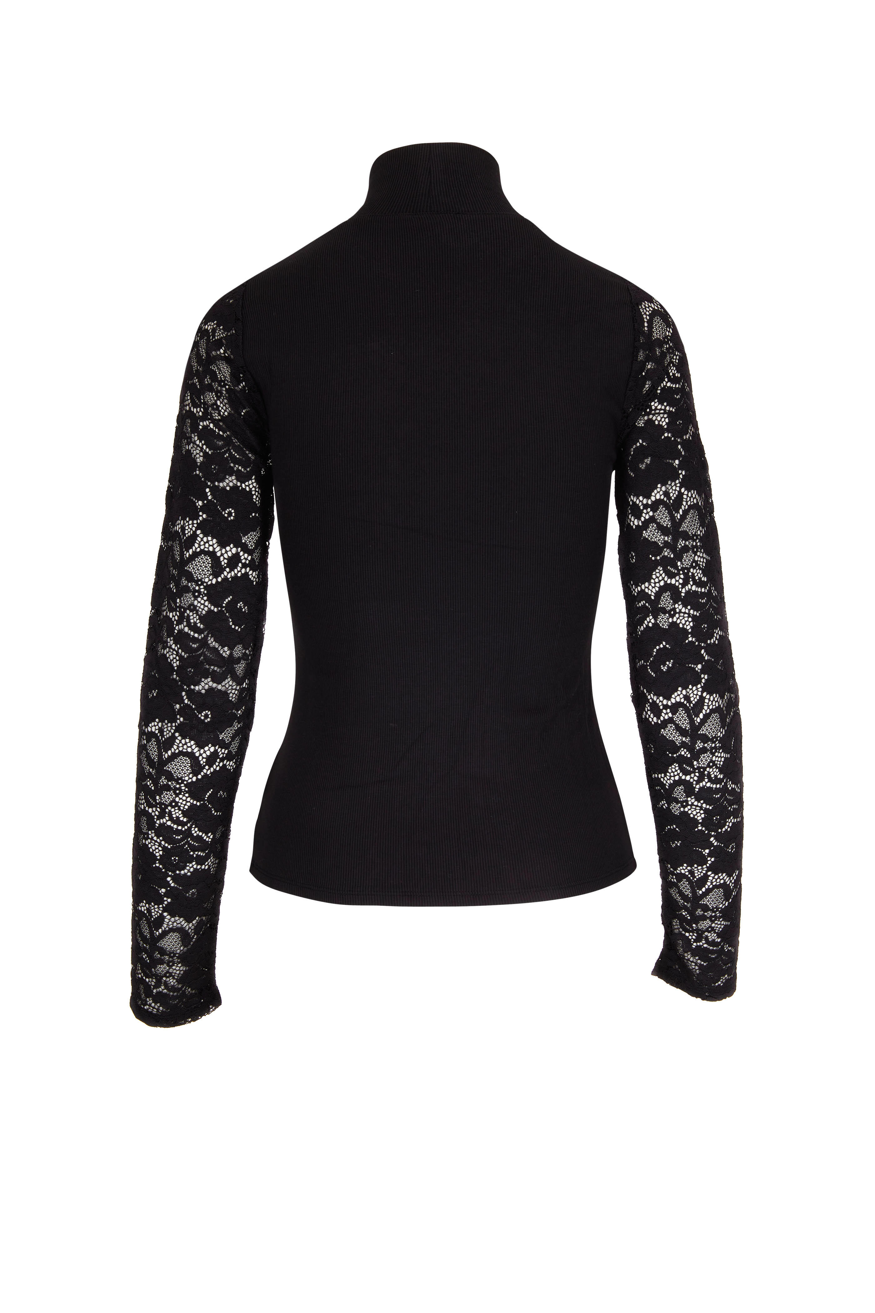 Paige - Golda Black Lace Top | Mitchell Stores