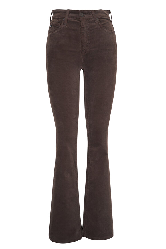 AG Farrah Rich Umber Velvet Boot Cut Jean