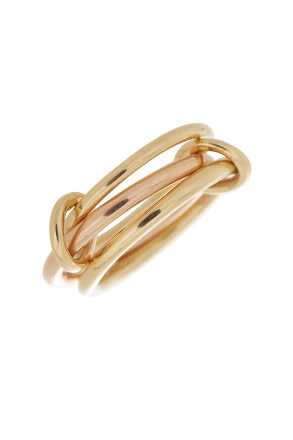 Spinelli Kilcollin - Yellow & Rose Gold Raneth Three Link Ring