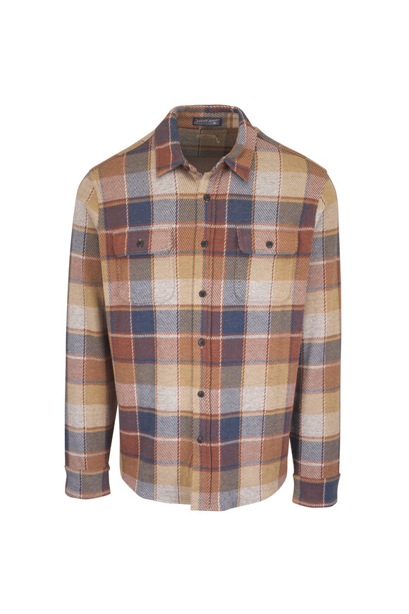 Faherty Brand Boulder Creek Plaid Legend Sweater Shirt - view 1