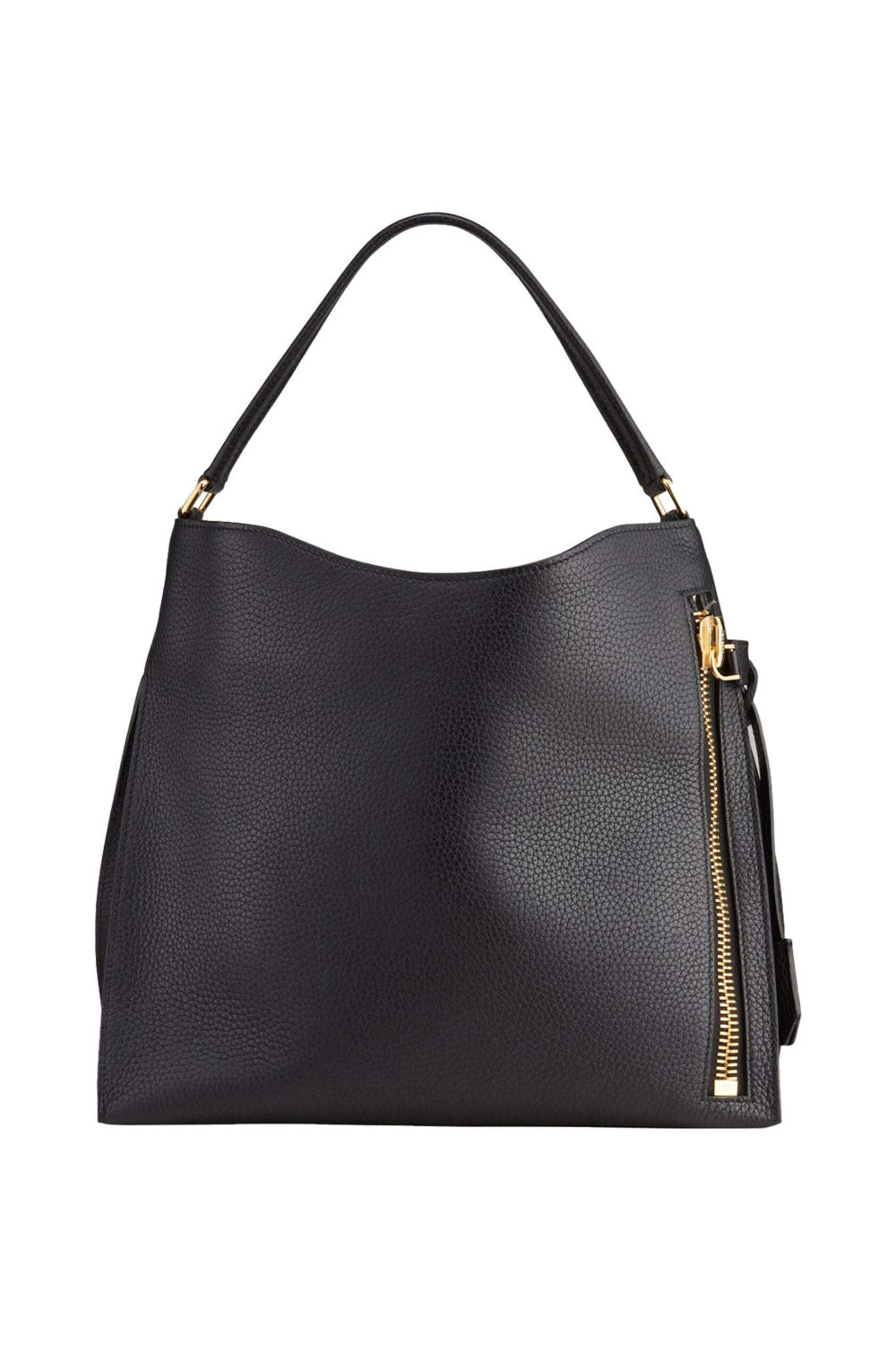 Tom Ford - Grain Leather Alix Hobo Bag in Black