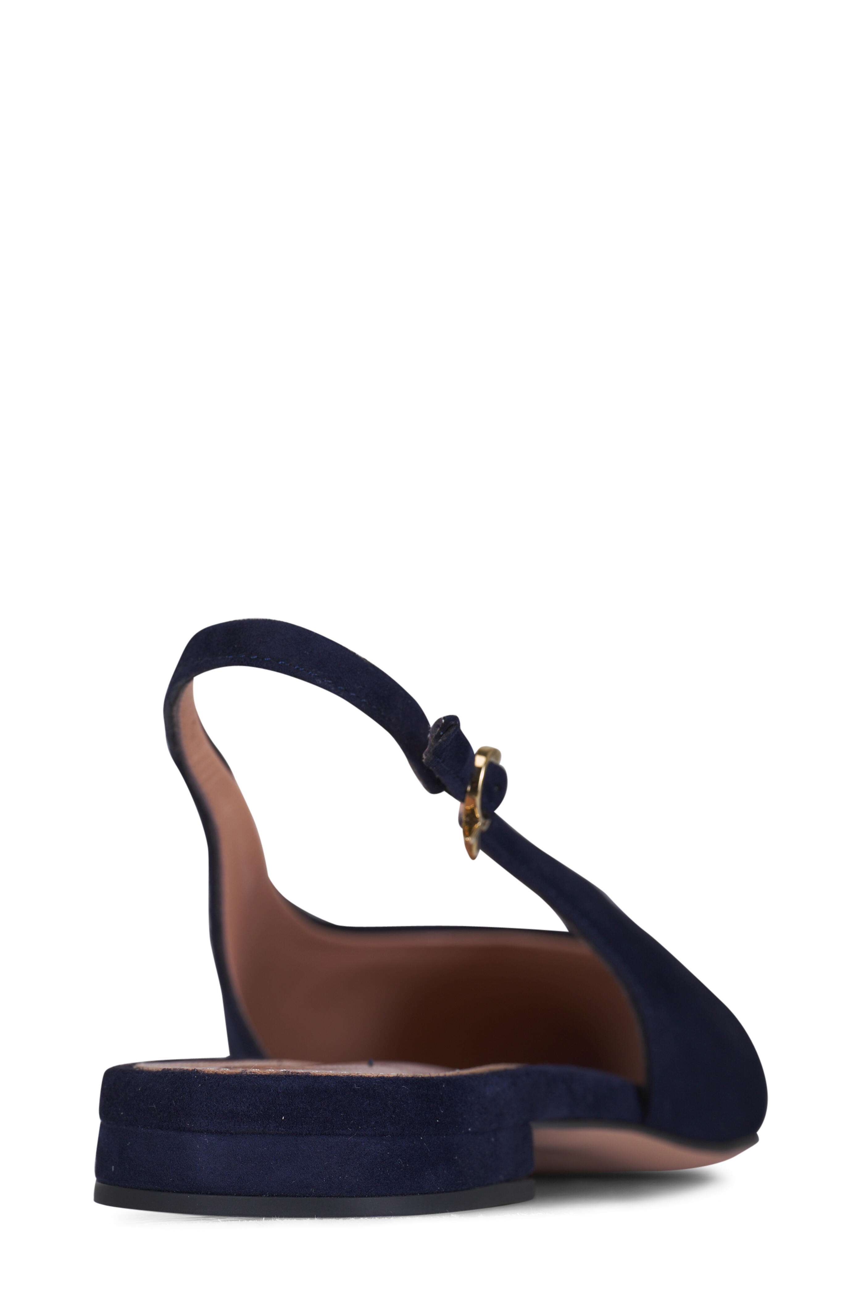 Gianvito Rossi - Robbie Navy Suede Slingback
